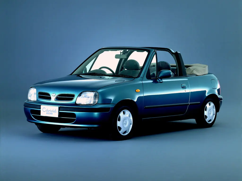 Nissan March (FHK11) 2 поколение, 2-й рестайлинг, открытый кузов (08.1997 - 10.1998)